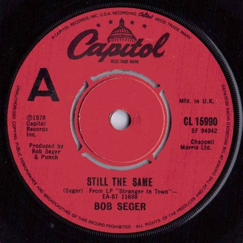 Bob Seger - Still The Same (1978, Vinyl) | Discogs