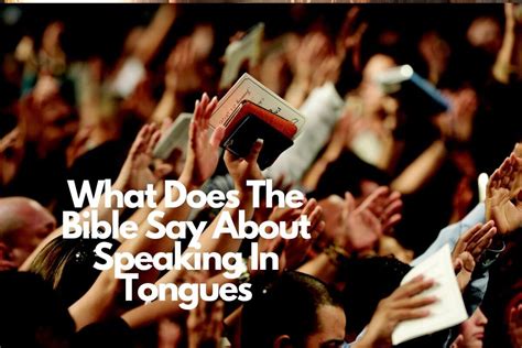 Speaking In Tongues Bible