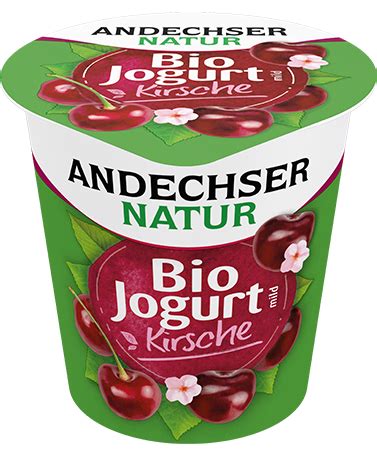 Bio Jogurt Mild Kirsche Fett G Andechser Natur