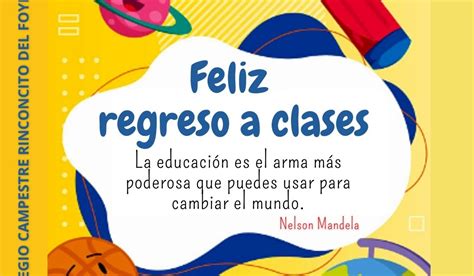 Feliz Regreso A Clases