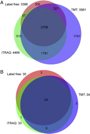 Area Proportional Venn Diagrams Showing The Number Of Protein Download Scientific Diagram