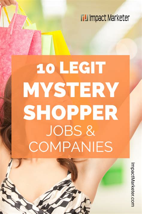 Legit Mystery Shopper Jobs And Companies Impact Marketer