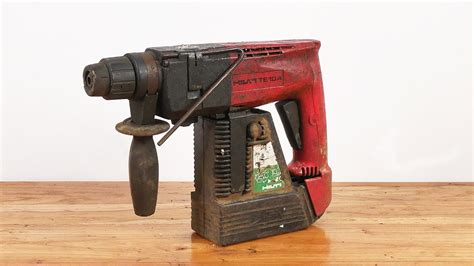 Cordless Rotary Hammer Drill Restoration Hilti Te A Battery Ni Mh To