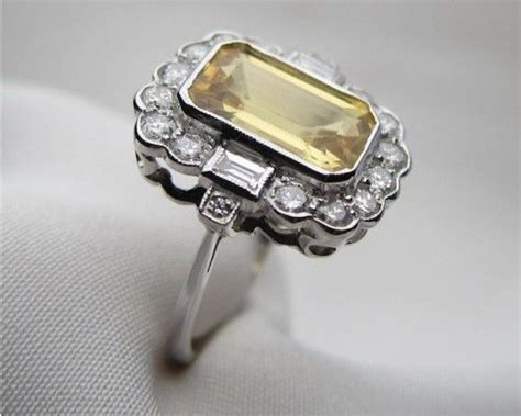 Vintage Yellow Sapphire ring | Vintage sapphire ring, Vintage sapphire ...