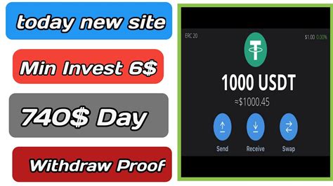 New Usdt Investment Project In Earn Usdt For Free Every Day