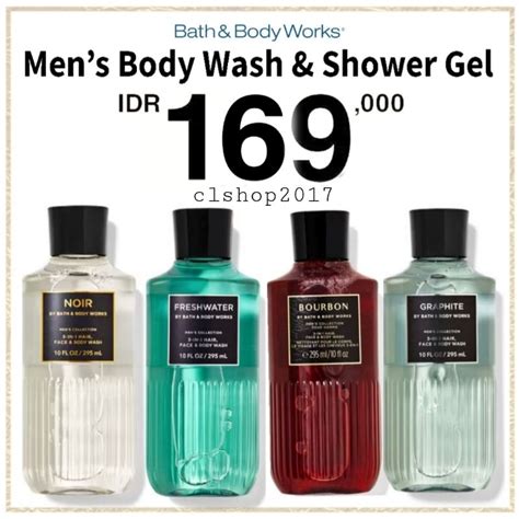 Jual BBW MEN 2IN1 3IN1 FACE HAIR BODY WASH 295 ML Freshwater