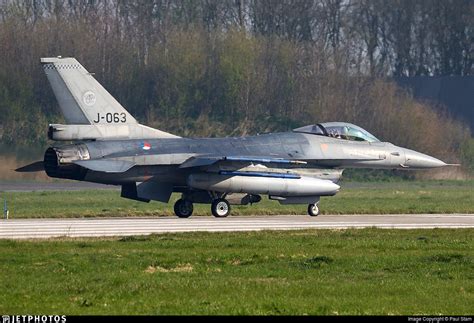 J 063 General Dynamics F 16am Fighting Falcon Netherlands Royal Air Force Paul Stam