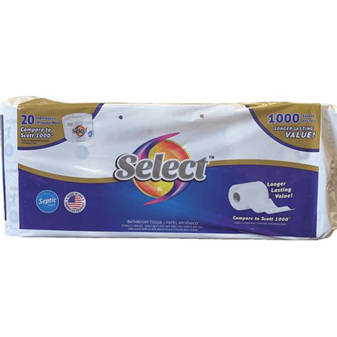 Select Bath Tissue 20 Roll Toilet Paper Foodtown