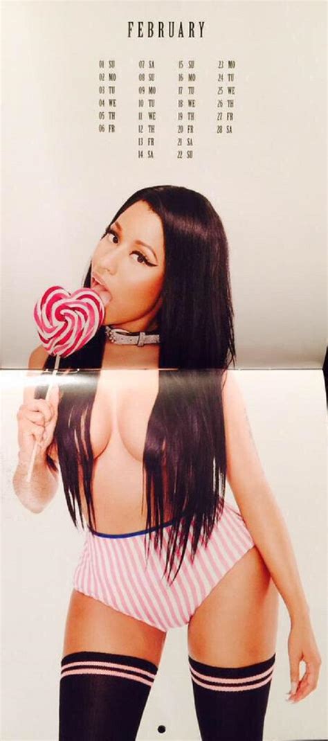 Naked Nicki Minaj In Nicki Minaj Calendar