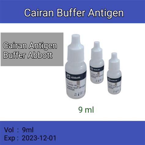 Jual Cairan Buffer Antigen Panbio Abbott Bioquick Shopee Indonesia