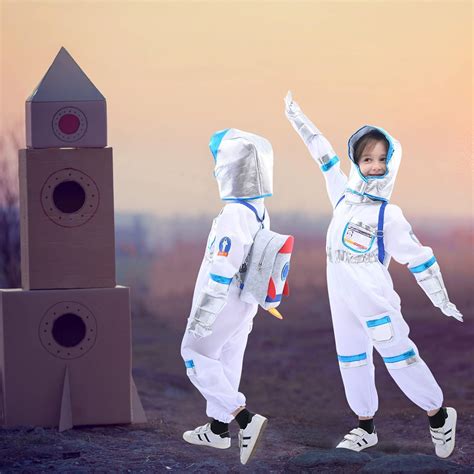 Vamei Astronaut Kost M Kinder Mit Astronauten Helm Kinder Astronaut