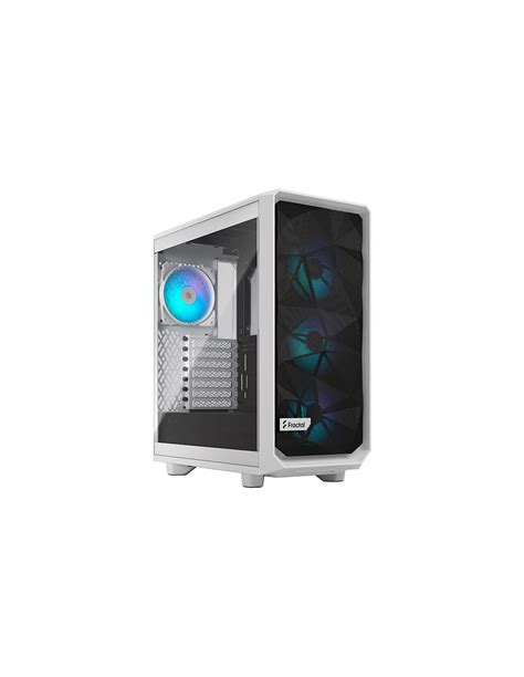 Fractal Design Meshify 2 Compact RGB TG Blanca Caja ATX