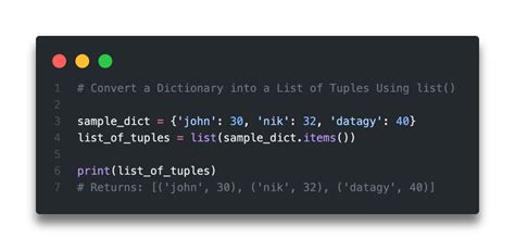 Convert Dictionary To List Of Tuples In Python Data Science Parichay Hot Sex Picture