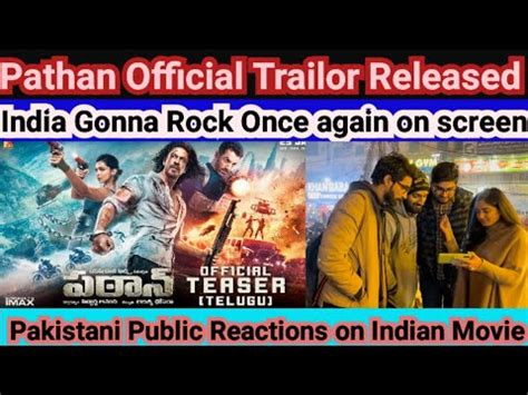 Pathan Movie Official Trailor Released Pakistani Public Reactions On