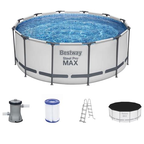 Bestway Steel Pro Max Frame Pool X Cm Komplett Set Mit