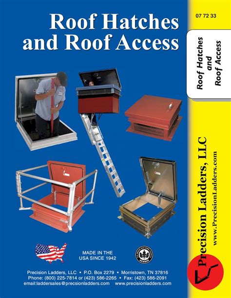 Pdf Roof Hatches And Roof Access Precision Ladders Llc