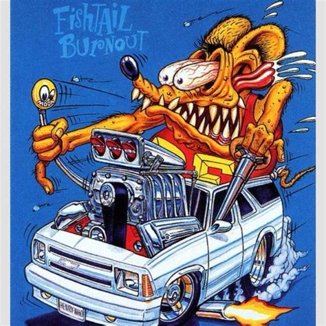 C Big Daddy Roth Style Rat Fink Rats Cartoon Rat