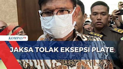 Jaksa Tolak Eksepsi Johnny G Plate Dalam Kasus Korupsi BTS 4G Ini