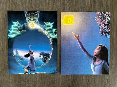 WISH disney Movie Themed Cardstock Art Prints Set of 2 - Etsy