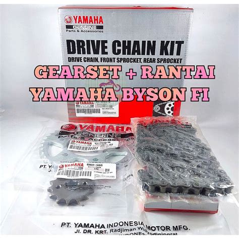 Jual GEAR SET KUALITAS ASLI ORIGINAL YAMAHA BYSON GIR RANTAI TARIK