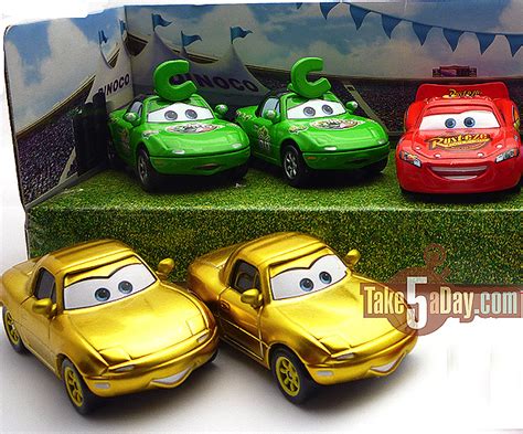 Take Five a Day » Blog Archive » Mattel Disney Pixar Diecast CARS: Lightning McQueen Mia Tia + 8