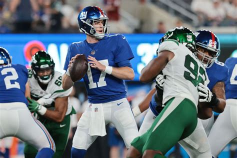 Giants Vs Jets Snaps And Stats From The First Preseason Game Big