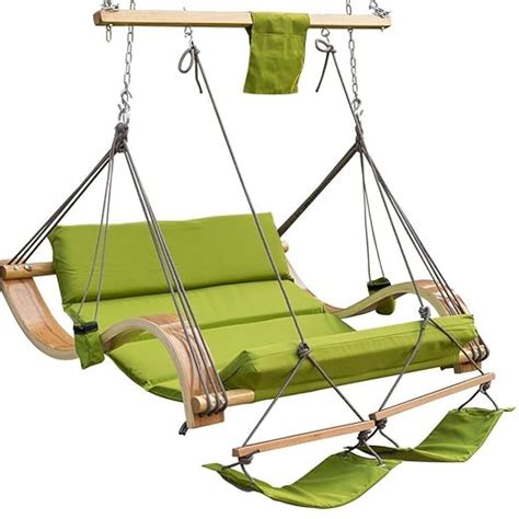 Lazy Daze Hammocks Deluxe Oversized Double Hanging Rope Chair Cotton Padded Swing