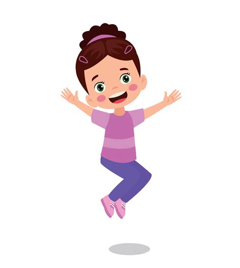 Happy Little Children Having Fun 18804627 Vector Art At Vecteezy