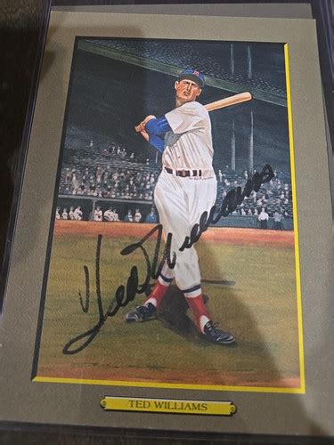 Ted Williams Signed Perez Steele Great Moments Autograph Not