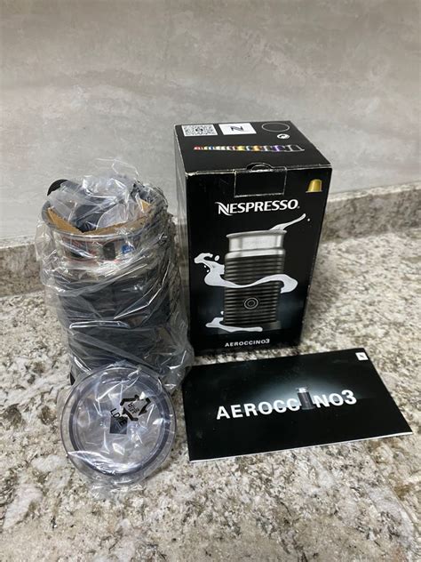 Nespresso Aeroccino Milk Frother Black Tv Home Appliances