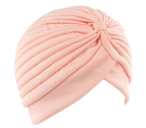 India Womens Muslim Headscarves Hats Wrinkled Pleated Turban Turbante