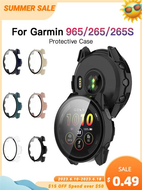 Screen Protector Fall für Garmin Forerunner 965 265 265S Stoßstange