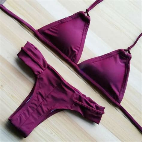 Backless Bikini Sets Women Swimwear Micro Push Up Swimsuit