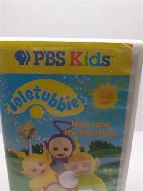 TELETUBBIES HERE COME The Teletubbies VHS VCR Tape Movie PBS KIDS ...