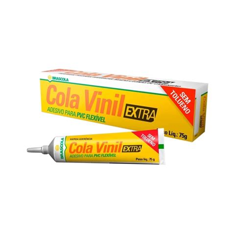 Cola Vinil Extra Adesivo Para Pvc Flex Vel G Colins Ferramentas