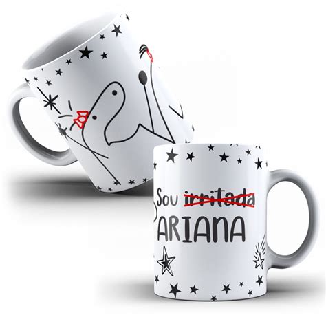 Caneca Personalizada Meme Bentô Áries Flork Shopee Brasil