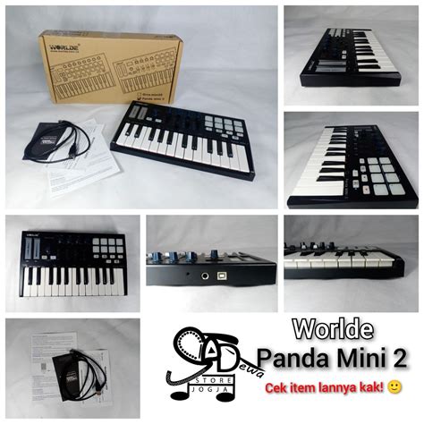 WORLDE PANDA MINI 2 MIDI CONTROLLER II CONTROLER MK2 MKII 25 KEYS On