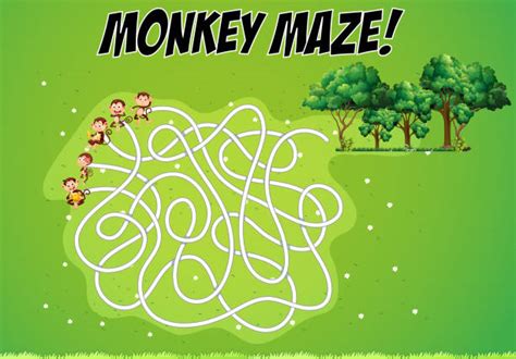 270+ Maze Game Monkey Stock Illustrations, Royalty-Free Vector Graphics ...