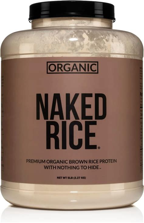 Polvo de arroz proteínico marrón NAKED RICE orgánico polvo de proteínas