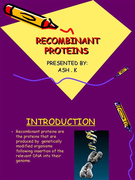 Recombinant Proteins | Recombinant Dna | Genetic Engineering