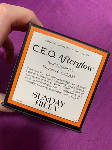 Sunday Riley Ceo Afterglow Vitamin C Cream Beauty Personal Care