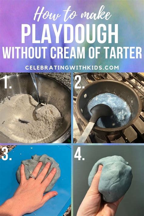 Make Homemade Playdough Without Cream Of Tartar