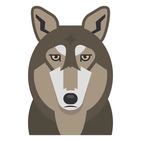 Design PNG E SVG De Ilustração De Lobo Para Camisetas