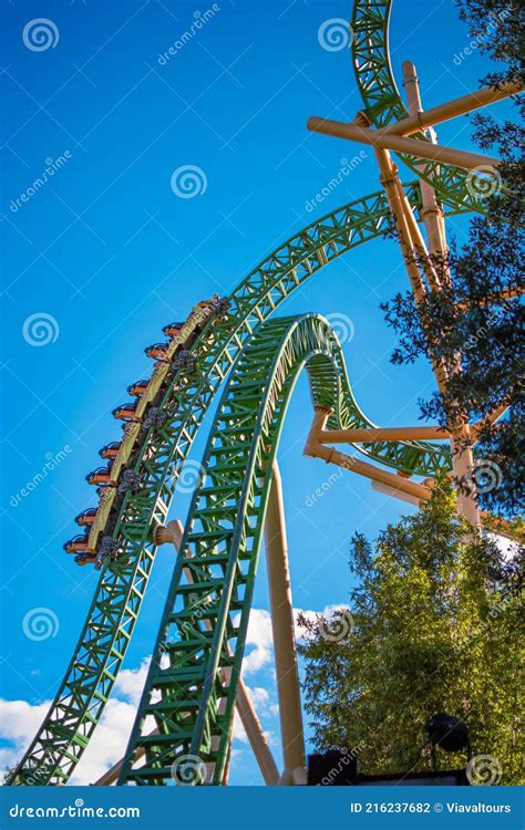 People Enjoying Cheetah Hunt Roller Coaster At Busch Gardens 4