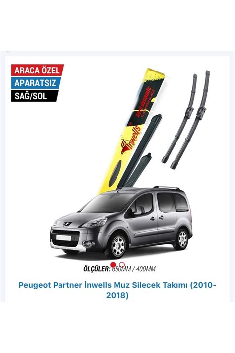 Inwells Peugeot Partner Tepeecitroen Berlingo Ön Silecek Takımı Fiyatı