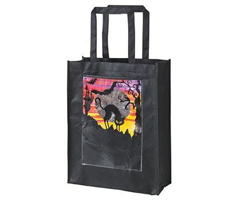 Black Eco Bags With Display Pocket Small Pack Of 10 The Creative