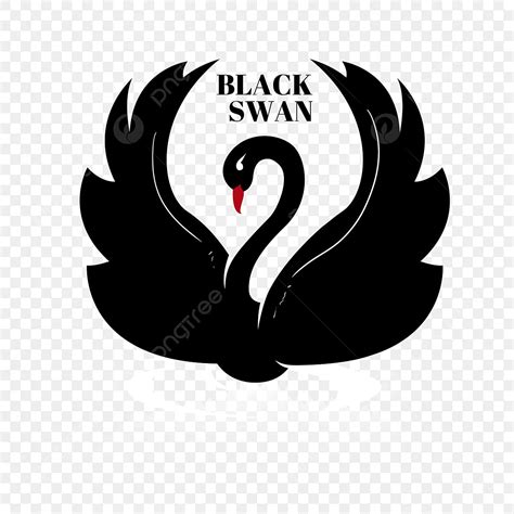 Swan Painting Silhouette PNG Images, Painting Black Swan Event ...