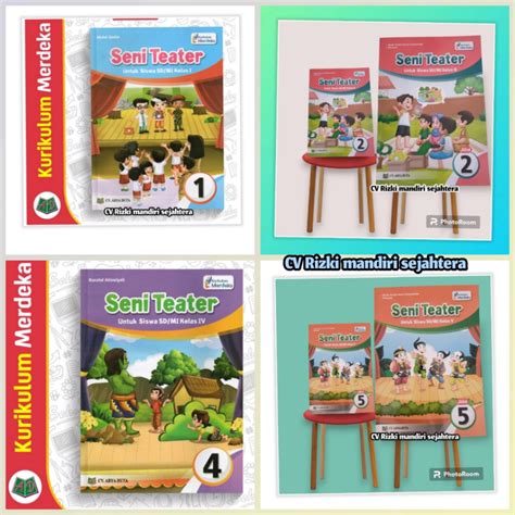 Jual Harga Satuan Buku Teks Siswa Seni Teater Kurikulum Merdeka Untuk