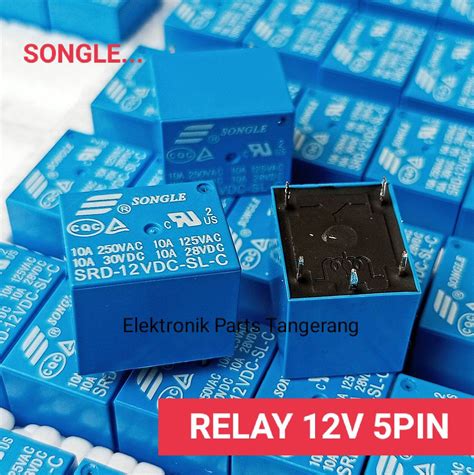 Relay Volt Pin Songle Relay V Pin Relay Volt Kaki Relay