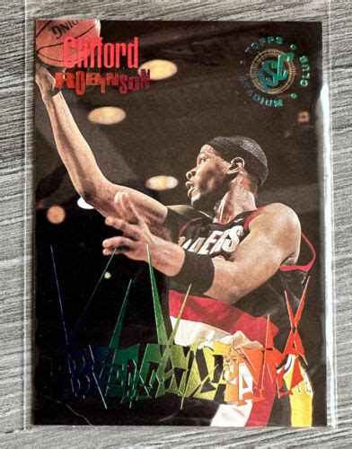 Topps Stadium Club Beam Team Insert Clifford Robinson Ebay